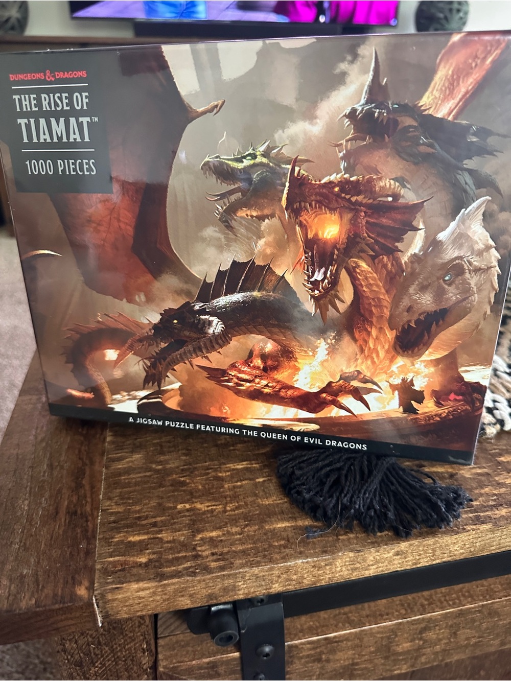 Dungeons & Dragons‎ The Rise of Tiamat 1000-Piece Puzzle - Multi-Color